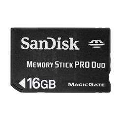 Memoria 16gb p/Camera Stick ProDuo Sandisk